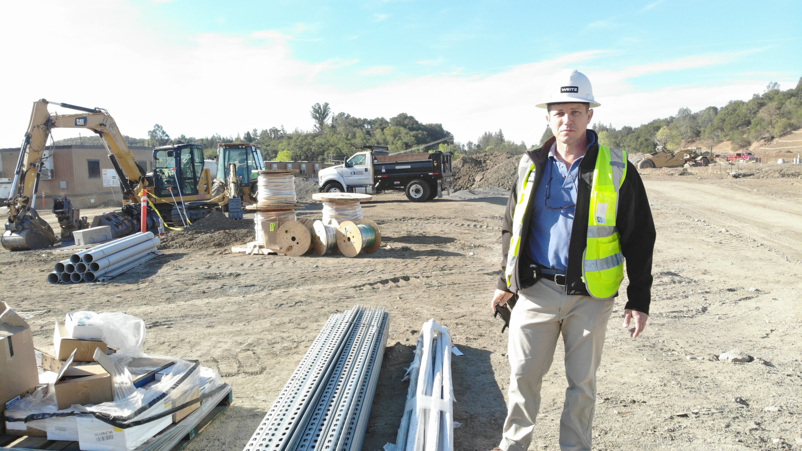 multi_family_property_condition_assessment_5 Rob Milan at a construction site conducting a multi-family property condition assessment – construction consulting firm zumBrunnen