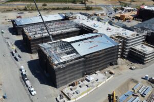 DCIM100MEDIADJI_0364.JPG Aerial view of an Enso Village senior living building under construction