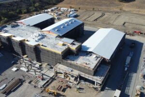 DCIM100MEDIADJI_0670.JPG Aerial view of Enso Village senior living buildings with new roofing